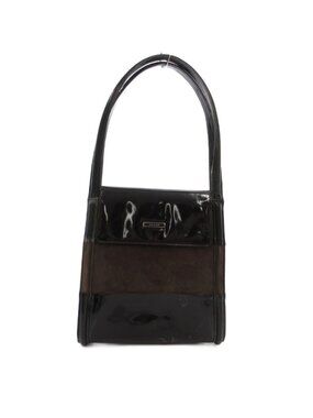 Gucci Shoulder Bag Brown Enamel